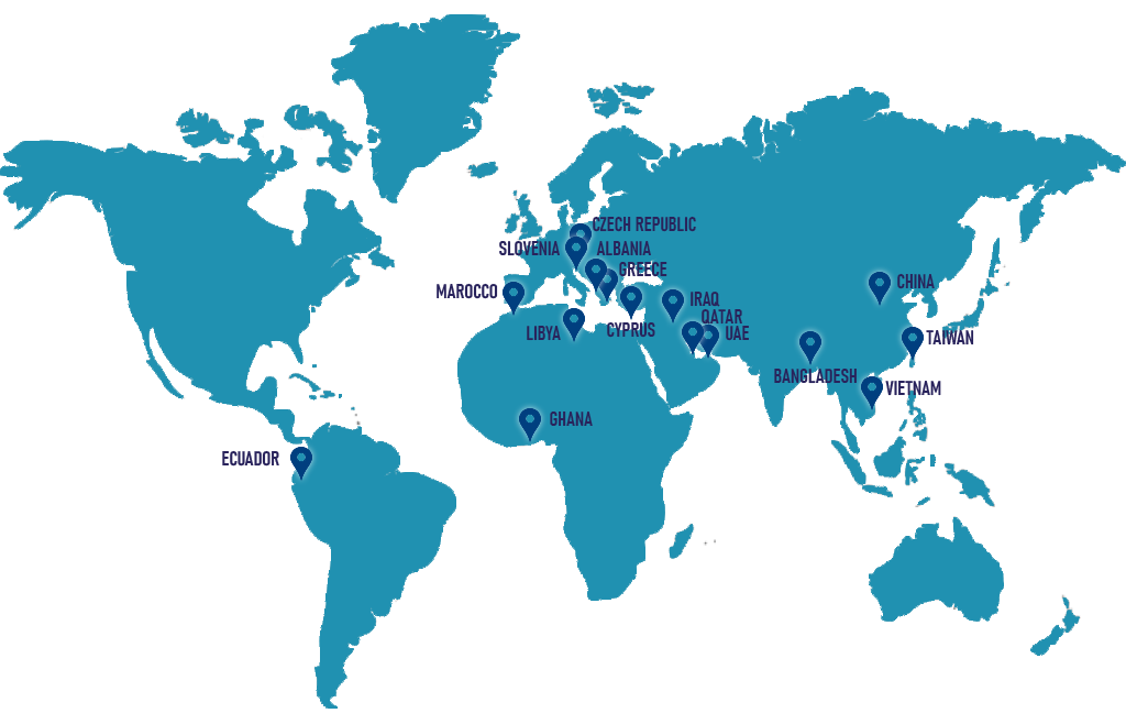 Deltha Pharma World Map Distributor