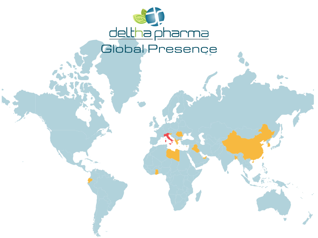 Deltha Pharma World Map Distributor