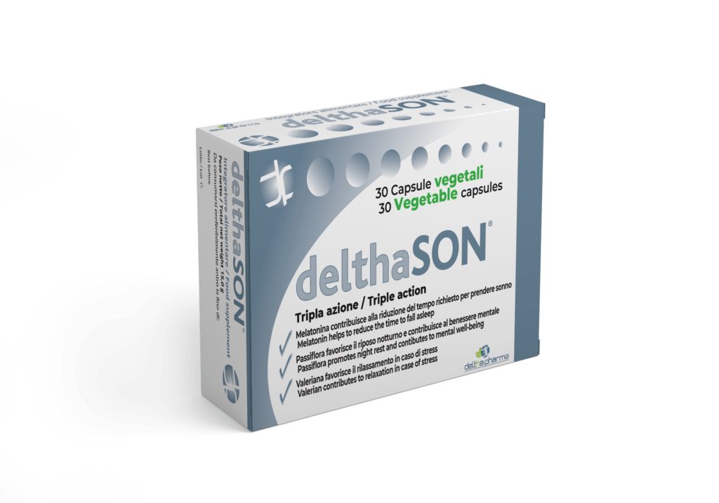 delthaSON ® 30 Capsule Integratore per il Sonno - Deltha Pharma