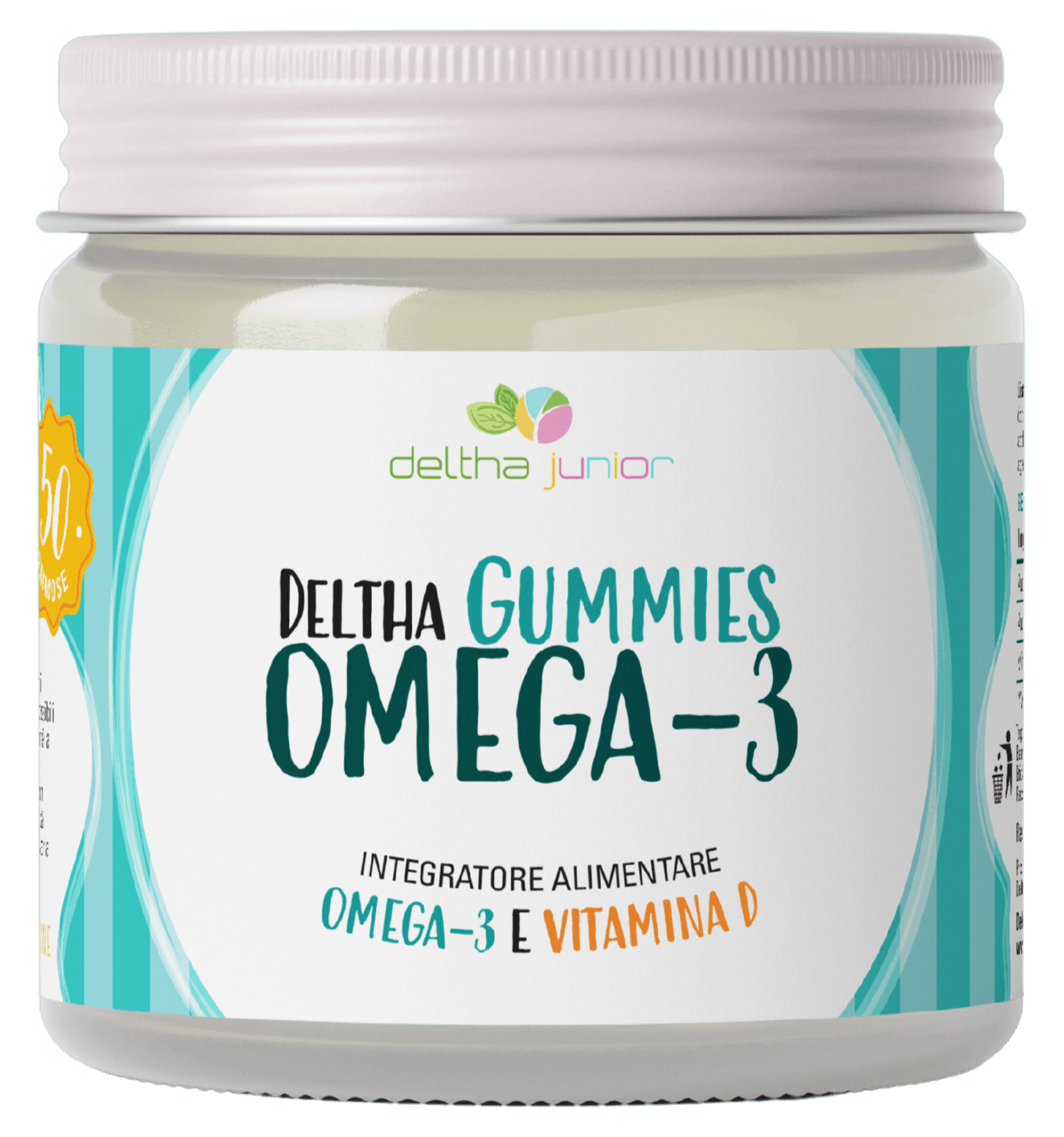 Delthagummies Omega3 Front
