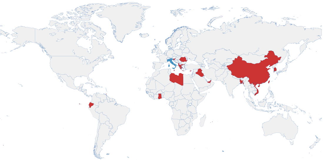 Deltha Pharma World Map Distributor